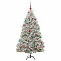 vidaXL Umelý vianočný stromček 180 cm 300 LED Teplá biela PVC a oceľ