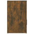 vidaXL Nočný stolík dymový dub 50x36x60 cm spracované drevo