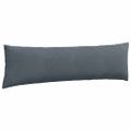vidaXL Vankúše na pohovku 2 pcs Tmavo šedá 145 x 40 cm