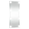vidaXL Nástenné zrkadlo s LED 40x80 cm sklo obdĺžnik
