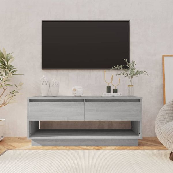 vidaXL TV skrinka, sivá sonoma 102x41x44 cm, kompozitné drevo