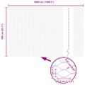 vidaXL Hexagonálny plot s stĺpom 50 x 1,4 m PVC potiahnutá oceľ Sivá
