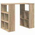 vidaXL Stôl Sonoma dub Kompozitné drevo 90 x 50 x 75 cm
