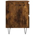vidaXL Nočné stolíky 2 ks dymový dub 40x35x50 cm kompozitné drevo