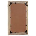 vidaXL Zrkadlo do kúpeľne 50x70x2,5 cm masívny mangovník a sklo