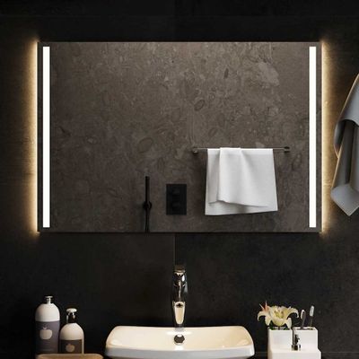 vidaXL LED kúpeľňové zrkadlo 90x60 cm