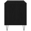 vidaXL Skrinka na gramofónové platne Čierny dub 85 x 38 x 48 cm