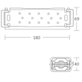 Spojka gélová SHARK 506WS, so svorkami 5x (1,5 - 6mm2) a odľahčovacou sponou, pre Cu/Al, 0,6/1kV