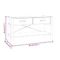 vidaXL TV skrinka 82x38x45 cm spracované drevo