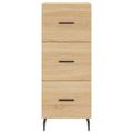 vidaXL Komoda dub sonoma 34,5x34x90 cm spracované drevo