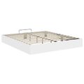 vidaXL Otomanový posteľný rám s úložiskom Biely 203 x 180 x 25 cm