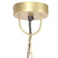 vidaXL Závesná lampa 25 W, mosadzná, okrúhla 48 cm E27