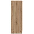 vidaXL Botník dub artisan 29,5x35x100,5 cm kompozitné drevo