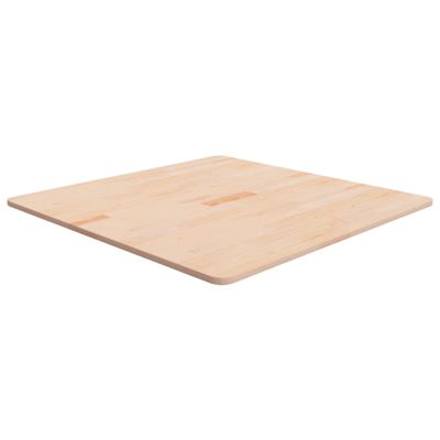 vidaXL Štvorcová stolová doska 80x80x1,5 cm neošetrený dubový masív