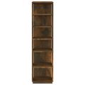 vidaXL Stojan na topánky dymový dub 27,5x27x102 cm spracované drevo