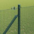 vidaXL Zváraný drôtový plot s hrotmi 10 x 1,4 m Oceľ s PVC povrchom