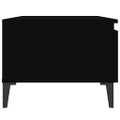vidaXL Bočné stolíky 2 ks čierne 50x46x35 cm spracované drevo