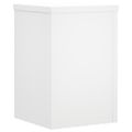 vidaXL Stojany na rastliny 2 ks biele 20x20x30 cm kompozitné drevo