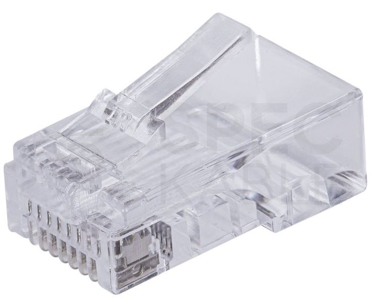 Konektor NEKU UTP CAT5 RJ45 8P8C, netienený, balenie 100ks Konektor NEKU UTP CAT5 RJ45 8P8C, nestíněný, balenie 100ks
