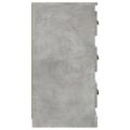 vidaXL Komoda betónovo sivá 70x35,5x67,5 cm spracované drevo