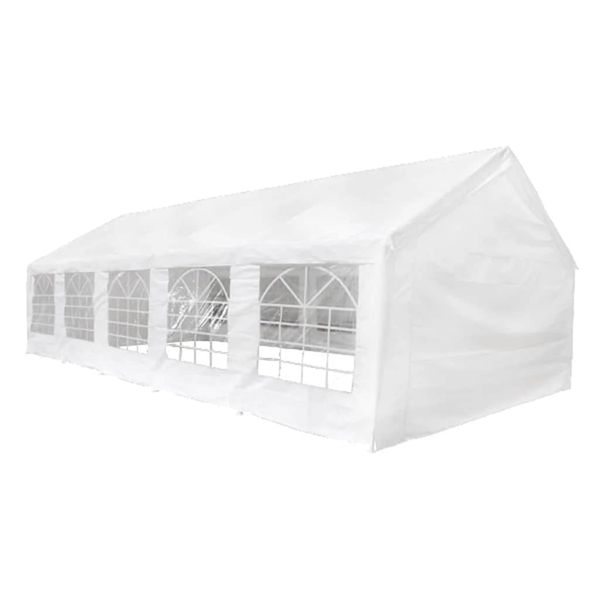 vidaXL Biely párty stan 10 x 5 m