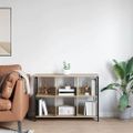 vidaXL Regál na knihy 6 úrovní 102 x 32 x 72,5 cm Kompozitné drevo