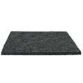 vidaXL Pad z gumových granúl na dvor Čierny 9 x 9 x 0,3 cm Guma