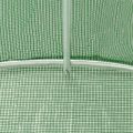 vidaXL Fóliovník s oceľovým rámom zelený 64 m² 16x4x2 m