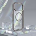Priehľadný obal Color Clear Mag pre iPhone 17 Pro 6,3" / 18 Pro 6,3" strieborný