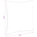 vidaXL 4-dielne vankúše na chrbát PUTTEN 4 pcs 100% polyester Biela