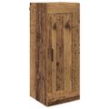 vidaXL Highboard Staré drevo 34,5 x 34 x 180 cm Kompozitné drevo