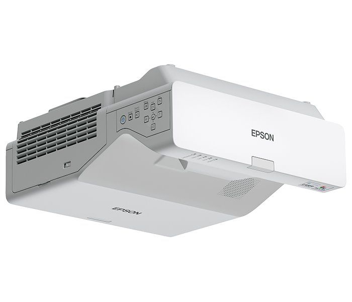 Epson EB-770F/3LCD/4100lm/FHD/HDMI/LAN/WiFi Projektor, 3LCD, Full HD, 1920×1080, 4100ANSI, 2500000:1, ultra short, 3× HDMI, 2× VGA, 2× USB, LAN, Wi-Fi, RS-232C, biely