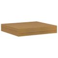 vidaXL Stenná polica Nástenná montáž 4 ks Béžová 23 x 23,5 x 3,8 cm