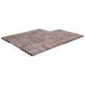 vidaXL Podlahové dlaždice 11 ks 30x30 cm recyklovaný masív