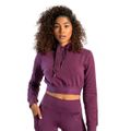 Dámska mikina Essential Cropped Hoodie Plum - STRIX, veľkosť XS, veľkosť oblečenia XS