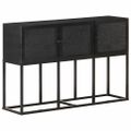 vidaXL Komoda 115x30x76 cm masívne mangové drevo