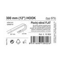Stierač FLAT BULK (HOOK) 12"/300 mm