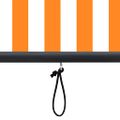 vidaXL Vonkajšia zatemňovacia roleta 100x250 cm biela a oranžová