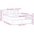 vidaXL Posteľný rám boxsping s matracom ružový 140x210 cm zamat