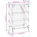 vidaXL Regál na topánky dub sonoma 60x30x85 cm kompozitné drevo