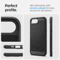 Puzdro Spigen Rugged Armor Mag MagSafe pre iPhone 16E matná čierna