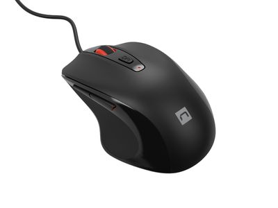 Natec optická myš PIGEON 2/4 000 DPI/Kancelárska/Optická/4 000 DPI/Drôtová USB/Čierna