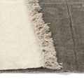 vidaXL Kilim Koberec z bavlny 160x230 cm sivo-hnedý