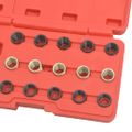 vidaXL 16-dielna sada na opravu závitov zapaľovacích sviečok M14x1,25