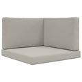 vidaXL Vankúš na vonkajšiu pohovku Polyester Sivá 80 x 80 cm