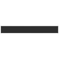 vidaXL Parapetné dosky Čierne s drevenou textúrou 80 x 10 x 4,5 cm PVC