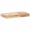 vidaXL Plávajúce police 4 ks 40x20x4 cm neošetrené masívne drevo akácia