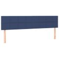 vidaXL Boxspring posteľ s matracom modrá 200x200 cm látka