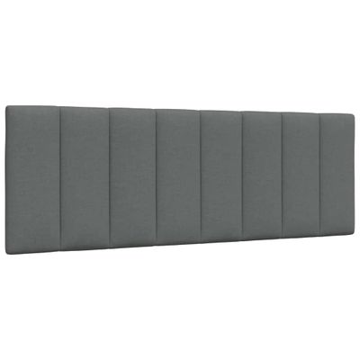 vidaXL Vankúš na čelo postele Hanko tmavosivý 120 cm látka
