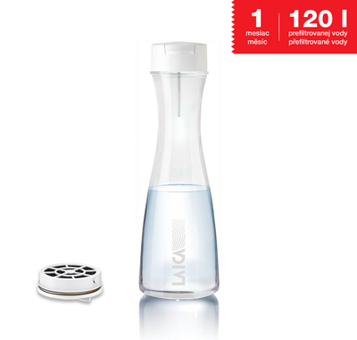 Laica Filtračná karafa Flow´n go GlaSSmart B31AA, biela